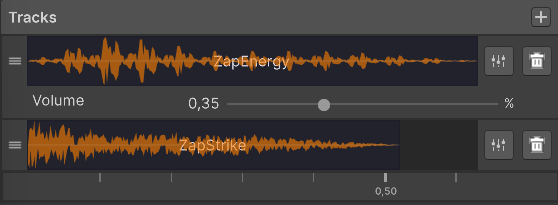 SFXMixedTrack Timeline