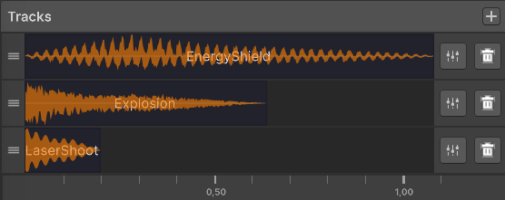 SFXMixedTrack Track Settings