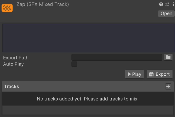 SFXMixedTrack Inspector